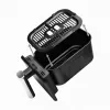 ELDOM FR200 gaisa fritieris 9L dubultais grozs 2200W 8 programmas LED displejs melns