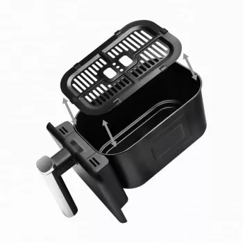 ELDOM FR200 gaisa fritieris 9L dubultais grozs 2200W 8 programmas LED displejs melns