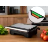 Eldom GK110 Contact Grill 2000 W Melns/Sudraba