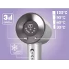 ELDOM HT280 matu žāvētājs, 1650 W, pelēks, 3 temperatūras režīmi, 2 ātruma režīmi, aukstā gaisa funkcija, koncentratora sprausla, noņemams gaisa filtrs, pakarināšanas cilpa, aizsardzība pret pārkaršanu, 1,8 m vads