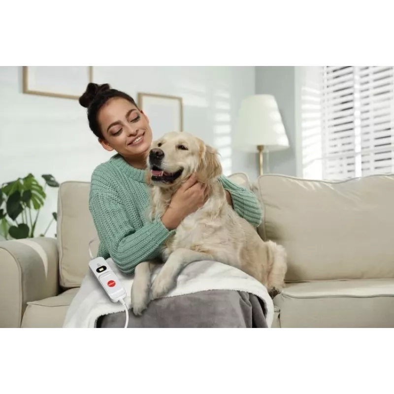 ELDOM KT200 Cozy Electric Underblanket 150 x 80 cm Pelēks 60W 3 Heat Levels