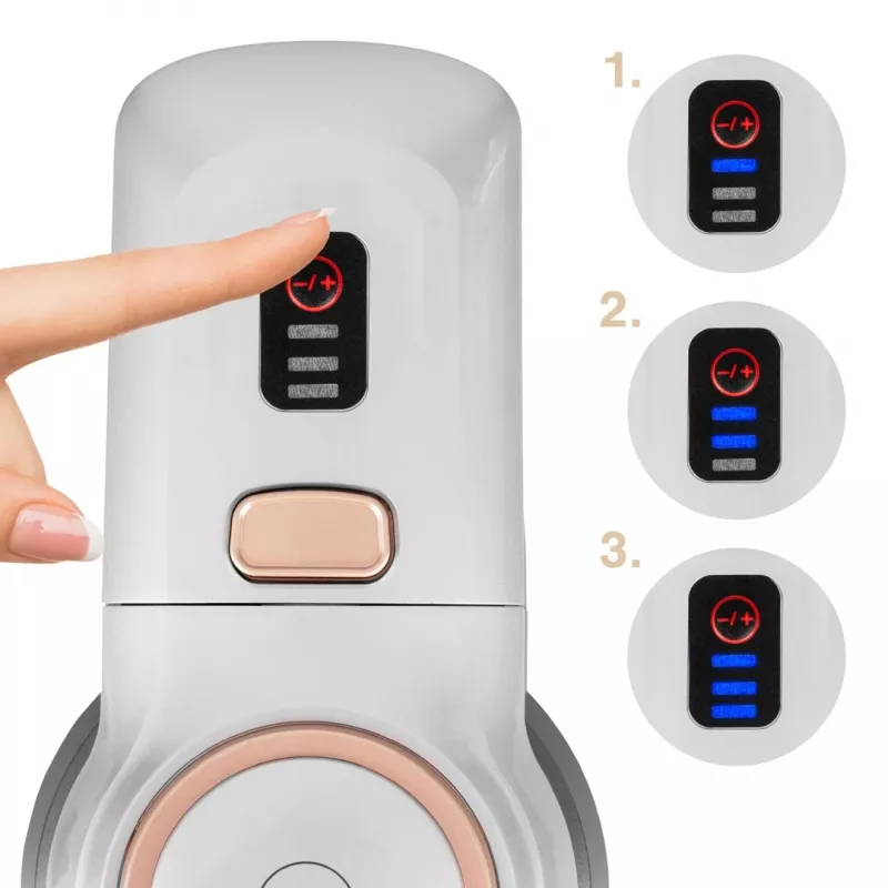 ELDOM OB210 bezvadu 2-in-1 kāta un rokas putekļsūcējs, 22.2V Li-ion, 40 min darbības laiks, HEPA, LED suka, sudraba
