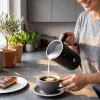 ELDOM SI560C Piena putotājs melns - 500W automātiska karstā un aukstā putošana, 300ml sildīšana, nerūsējošais tērauds