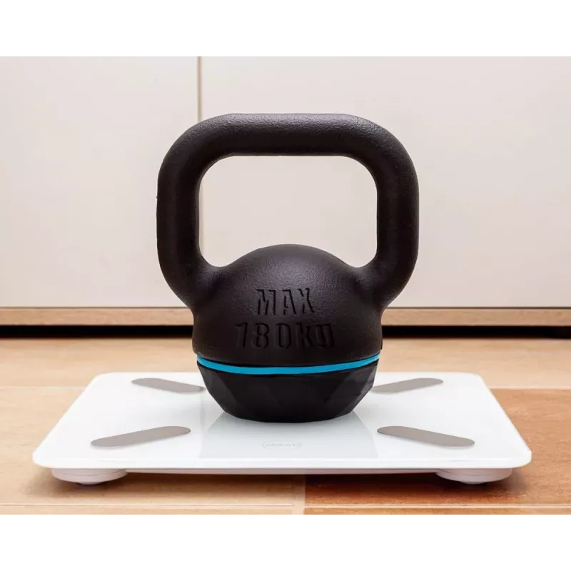 ELDOM Smart Personal Scale TWO550B ULLIE ar 12 ķermeņa metrikiem, Bluetooth un lietotni