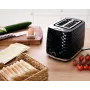 ELDOM TO280C Toaster TOSTI, Maizīšu plaukts, Atkausēšanas sistēma, Melns