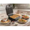 ELDOM WA900 Vafļu dzelzs 1200W Melns