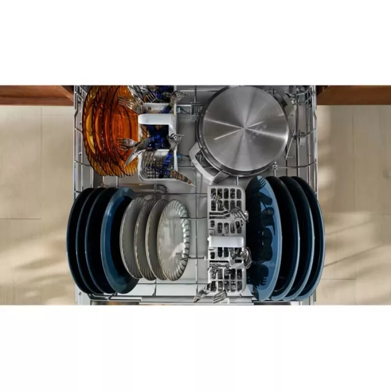 Electrolux E72LA200S iebūvējama pilnībā integrējama trauku mazgājamā mašīna, 60 cm, 14 vietu komplekti, AirDry, invertora motors, 8 programmas, energoefektivitātes klase C, 42 dB