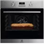 Electrolux EOF3H50X Iebūvējamā elektriskā viena cepeškrāsns, 71L, Nerūsējošais tērauds