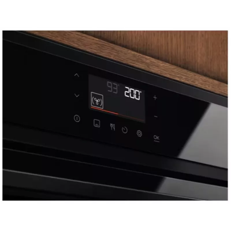 Electrolux EOF7P86H3 Iebūvējamā elektriskā cepeškrāsns 71L pirolītiskā pašattīrīšanās A+ enerģijas klase ar SenseCook un SteamBake