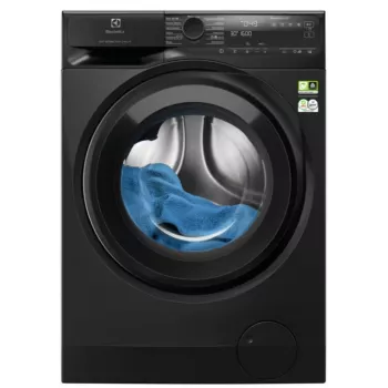 Electrolux EW8FG5602CDE brīvstāvoša priekšējās ielādes veļas mašīna ar UltraCare un tvaika programmu, 10 kg, 1600 apgr./min, melna