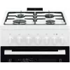Electrolux LKK520032W brīvstāvoša plīts ar gāzes plīts virsmu un elektrisko cepeškrāsni, 50 cm, balta