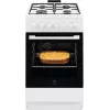 Electrolux LKK520032W brīvstāvoša plīts ar gāzes plīts virsmu un elektrisko cepeškrāsni, 50 cm, balta