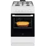 Electrolux LKK520032W brīvstāvoša plīts ar gāzes plīts virsmu un elektrisko cepeškrāsni, 50 cm, balta