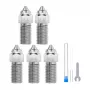 ELEGOO Neptune 4 / 4 Pro rūdīta tērauda sprauslu komplekts (0,4 mm x3, 0,6 mm x1, 0,8 mm x1)