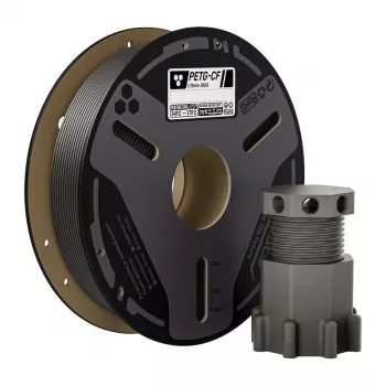 ELEGOO PETG-CF Filaments (Pelēks) 1.75mm 1kg Ar oglekļa šķiedru pastiprināts PETG FDM 3D printeriem