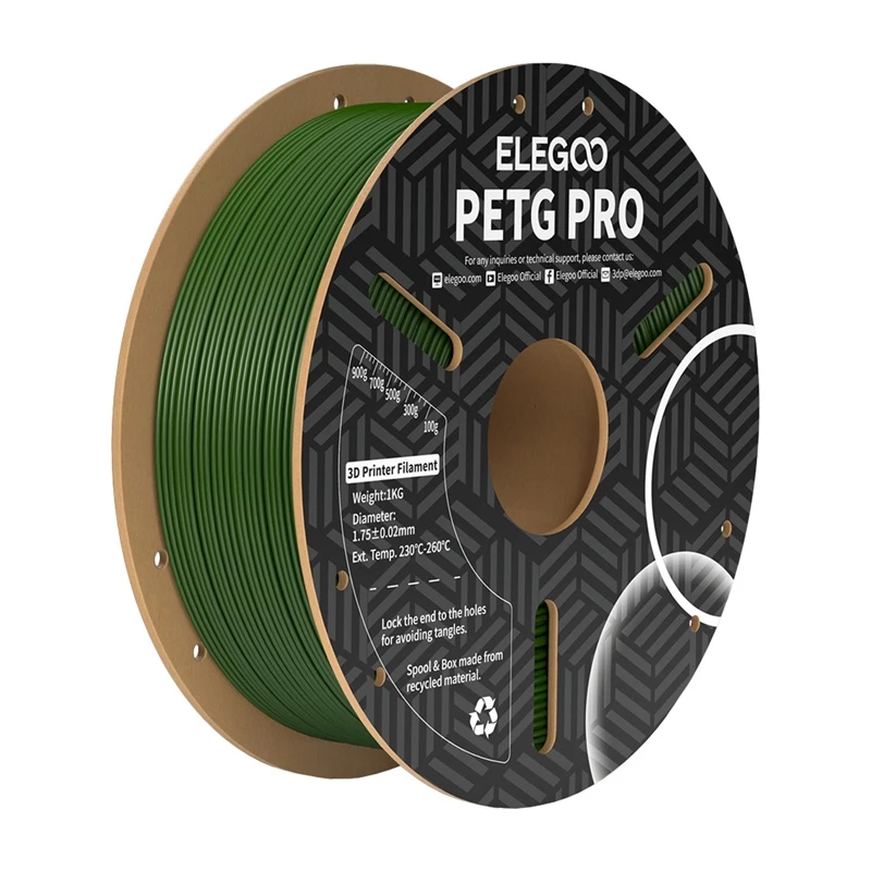 ELEGOO PETG Pro Filaments (Olīvzaļš)
