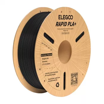 ELEGOO Rapid PLA+ Filaments (Melns)