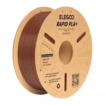 ELEGOO Rapid PLA+ Filaments (Brūns) 1.75mm 1kg