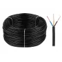 ELEKTROKABEL OMY 3x1,5 mm² 300/300V Elastīgs PVC elektrības kabelis, melns
