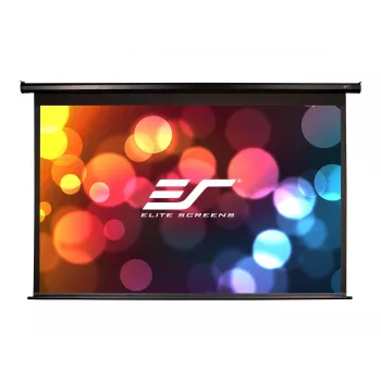 Elite Screens Spectrum Series Electric125H 125 inch Elektriski motorizēts projektora ekrāns ar MaxWhite FG materiālu, 16:9 malu attiecība, balts korpuss