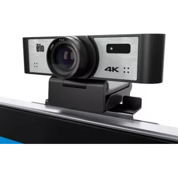 Elo 4K konferences kameras komplekts ar USB-C, tālvadības pulti, 1,8 m kabeli, saderīgs ar Elo 03-sērijas skārienekrāniem (E988153)