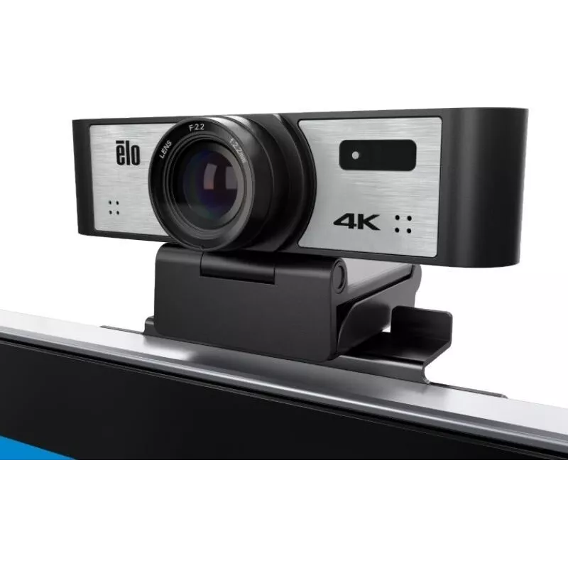 Elo 4K konferences kameras komplekts ar USB-C, tālvadības pulti, 1,8 m kabeli, saderīgs ar Elo 03-sērijas skārienekrāniem (E988153)