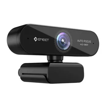 EMEET SmartCam Nova tīmekļa kamera – 1080p Full HD, divi mikrofoni ar AI trokšņu slāpēšanu, privātuma aizvars, USB
