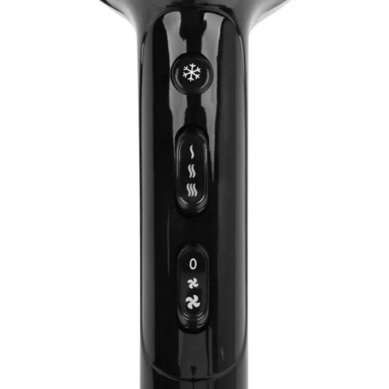 Emerio HD-122192 Matu žāvētājs, 2200 W, Melns, Vienkrāsains, Piekarināšanas cilpa, 1 gab.