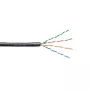 EMITER EmiterNet Outdoor UTP Cat5e kabelis PVC+PE masīvs varš 4x2x0.5mm Melns
