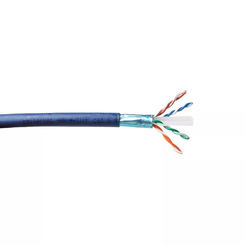 EMITER Emitter Net FTP (F/UTP) Cat.6 450MHz kabelis, 4x2x23AWG vads, LSZH-FR 500m