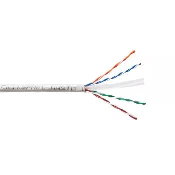 EMITER Emitter Net UTP (U/UTP) Cat.6 kabelis 450MHz, vads, standarta, PVC, pelēks