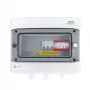 EMITER Switchgear Attached AC Hermetic IP65 EMITTER ar AC Dehn Type 2 pārsprieguma aizsardzību, 50A 3-fāžu, RCD Type A 63A/300mA