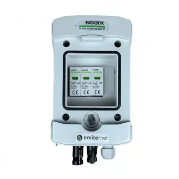 EMITER Switchgear Attached DC Hermetic IP65 EMITTER ar Noark 1000V Type 2 līdzstrāvas pārsprieguma aizsardzības ierīci, 1x PV virkne, 1x MPPT