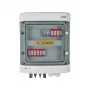 EMITER Switchgear Attached DCAC Hermetic IP65 EMITTER ar līdzstrāvas pārsprieguma aizsardzību Dehn 1000V Type 2, 2 x PV virkne, 2 x MPPT // maiņstrāvas Dehn Type 2, 16A 3-fāžu