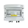 EMITER Switchgear Attached DCAC Hermetic IP65 EMITTER ar Noark 1000V Type 1+2 DC pārsprieguma aizsardzību, 1 x PV virkne, 1 x MPPT // og. AC Noark Type 1+2, 10A 3-fāžu
