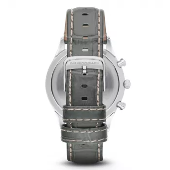 Emporio Armani AR1861 Vīriešu Hronogrāfa Pulkstenis no Nerūsējošā Tērauda 43mm