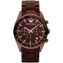 Emporio Armani AR5982 Vīriešu hronogrāfs nerūsējošā tērauda pulkstenis 43mm