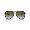 EMPORIO ARMANI EA2145-33598E Vīriešu kvadrātveida saulesbrilles Matēti melna tumši pelēka 59mm