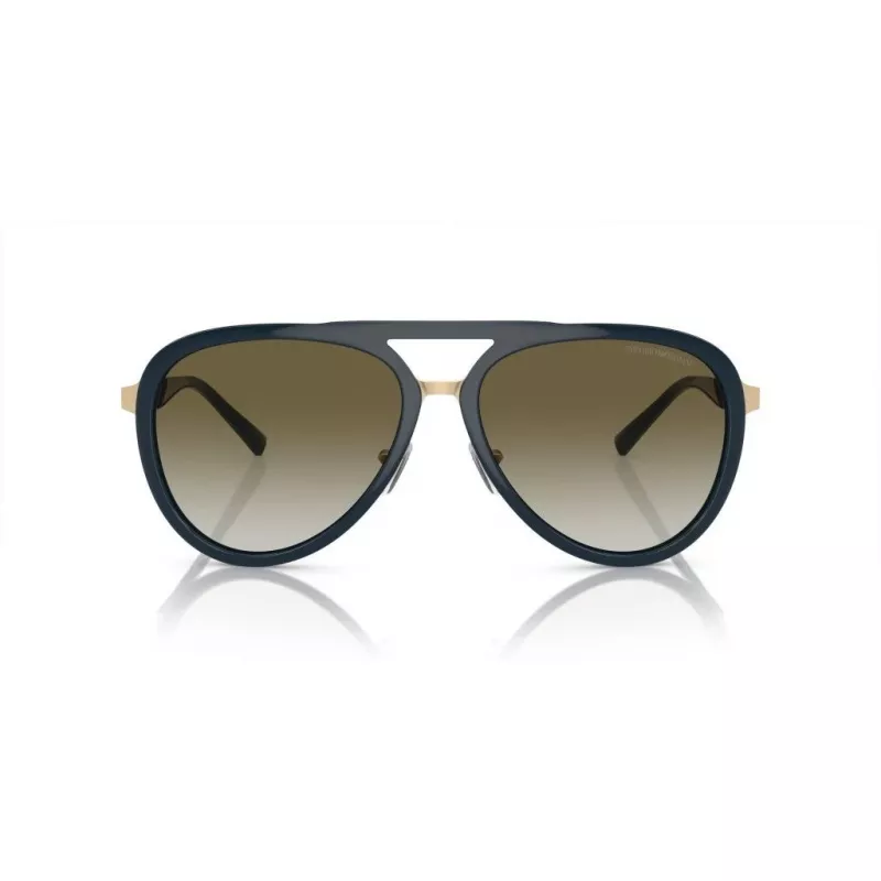 EMPORIO ARMANI EA2145-33598E Vīriešu kvadrātveida saulesbrilles Matēti melna tumši pelēka 59mm
