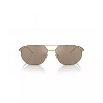 EMPORIO ARMANI EA2147-30025A Saulesbrilles Matēti Melnas Pelēkas Taisnstūra Vīriešiem