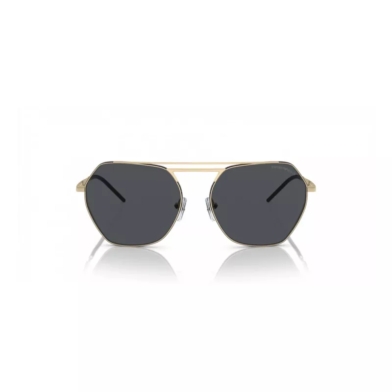 EMPORIO ARMANI EA2148-301387 Vīriešu saulesbrilles, Matēts melns rāmis, Tumši pelēkas lēcas, 56mm