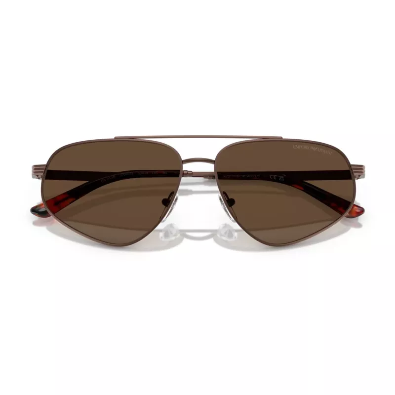 EMPORIO ARMANI EA2156-300673 Vīriešu saulesbrilles, Matēti melna, Tumši pelēkas lēcas, 59 mm