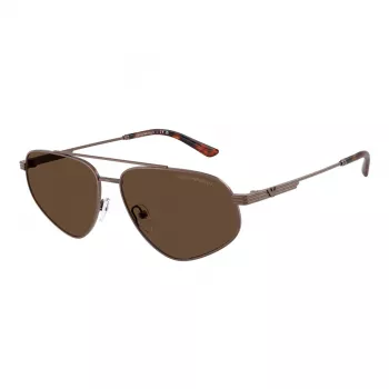 EMPORIO ARMANI EA2156-300673 Vīriešu saulesbrilles, Matēti melna, Tumši pelēkas lēcas, 59 mm