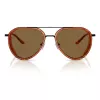 EMPORIO ARMANI EA2163-3001OR Vīriešu saulesbrilles - Spīdīgs melns rāmis, tumši pelēkas lēcas, 56 mm