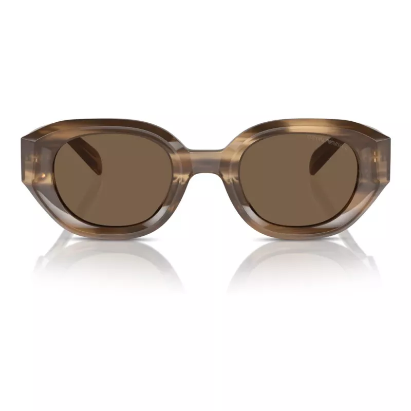 EMPORIO ARMANI EA4230U614973 Taisnstūra saulesbrilles Matēti melna Tumši pelēka 48mm