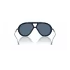 EMPORIO ARMANI EA4242U621380 Vīriešu saulesbrilles - Matēts melns rāmis, Pelēkas gradienta lēcas, 56mm