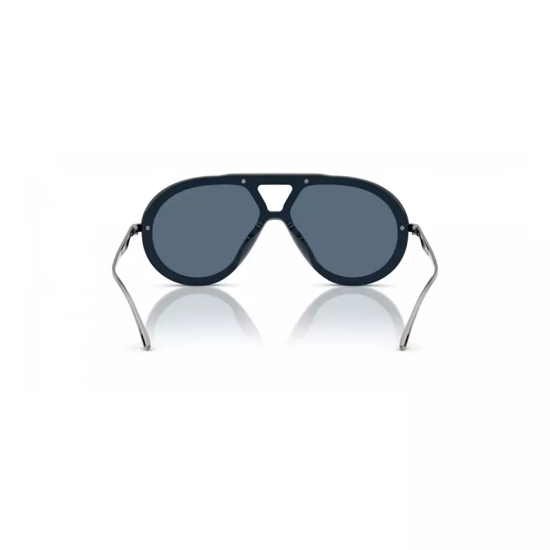 EMPORIO ARMANI EA4242U621380 Vīriešu saulesbrilles - Matēts melns rāmis, Pelēkas gradienta lēcas, 56mm