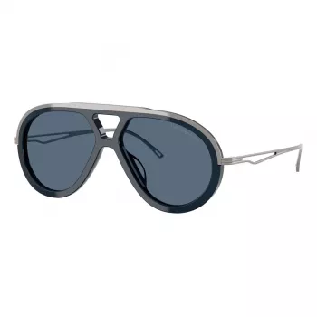 EMPORIO ARMANI EA4242U621380 Vīriešu saulesbrilles - Matēts melns rāmis, Pelēkas gradienta lēcas, 56mm