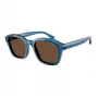 EMPORIO ARMANI EA4245U624787 Vīriešu saulesbrilles Matēti melna Tumši pelēka 54mm