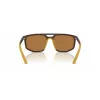 EMPORIO ARMANI EA4248U62586H Vīriešu saulesbrilles Matēti melna pelēka spoguļa sudraba 58mm
